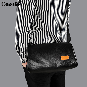 Мъжка кросбоди чанта Tingnan – Kraft Paper Материал, Подплата от телешка кожа, За бизнес пътуване