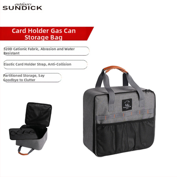 Mountain Guest Lauko Kempingo Dėžė Stalo Įrankių ir Dujų Balionų Saugojimui, Atspari Smūgiams, Sulankstomas Dizainas, 320 Kationinio Audinio