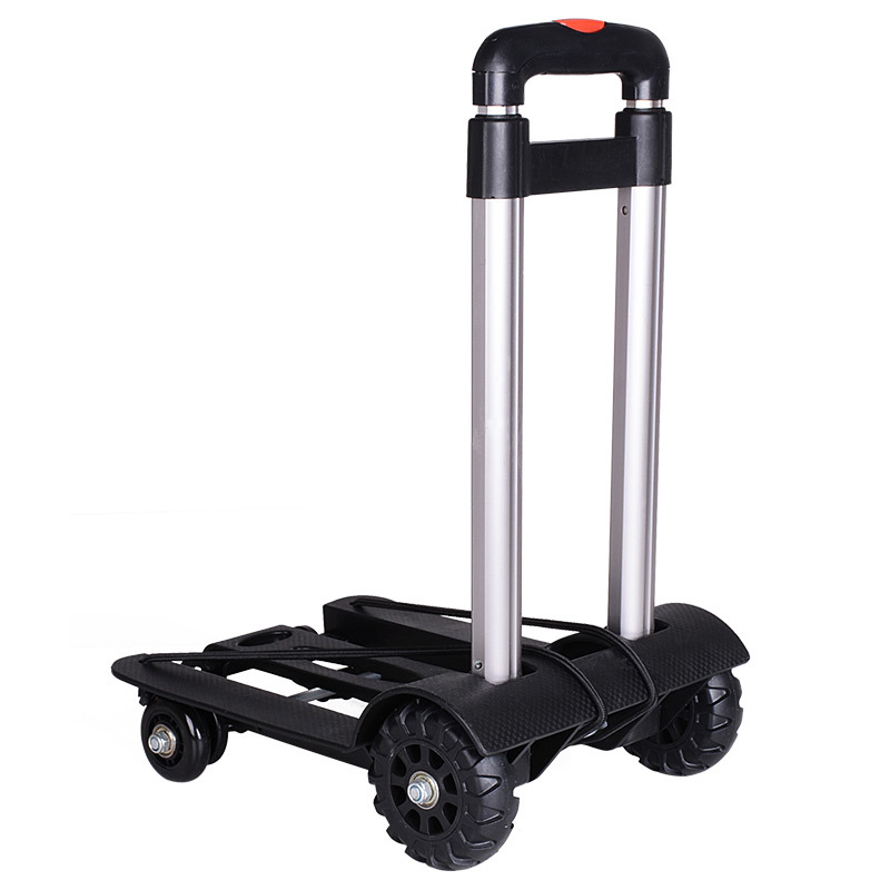 Τετράτροχη καρότσα; διπλώνεται και φορητή; κατασκευή από αλουμινιο-πλαστικό; μέγιστο φορτίο 40 κιλά; Easy Card