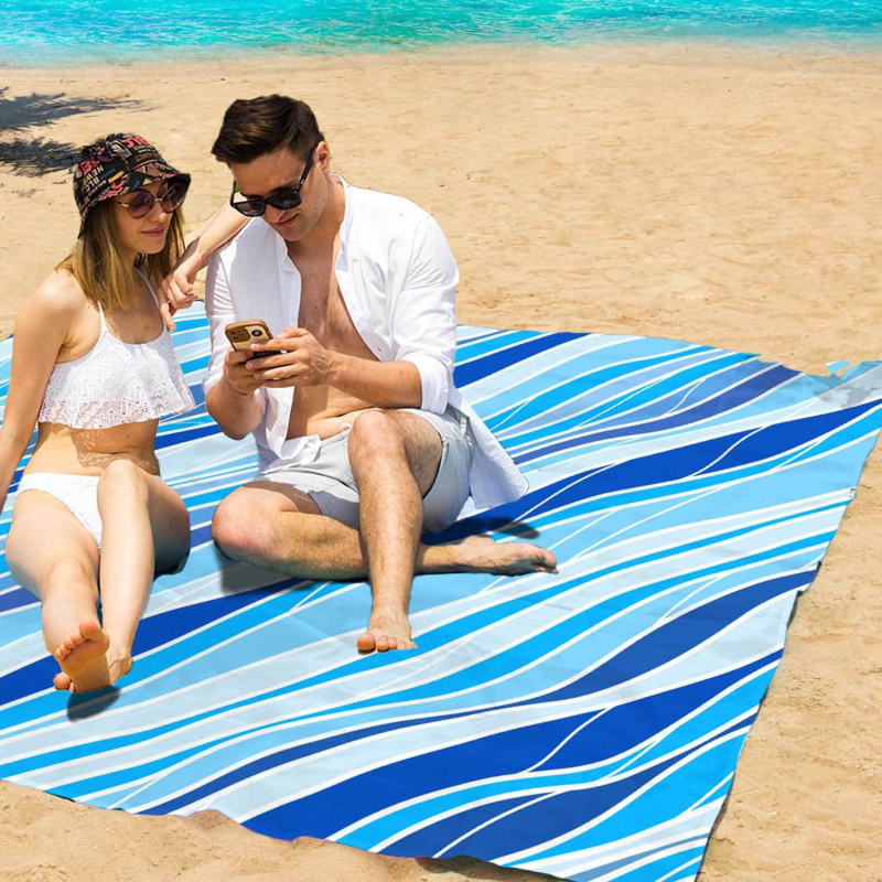 Āra piknika segums no poliestera, ūdensizturīgs un salokāms, modelis 4564, svars ap 300 g, piemērots 1–8 personām