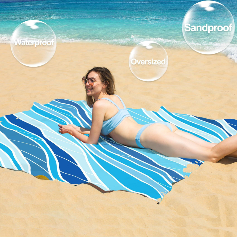 Āra piknika segums no poliestera, ūdensizturīgs un salokāms, modelis 4564, svars ap 300 g, piemērots 1–8 personām