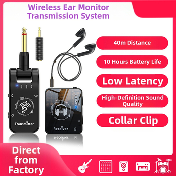 JAMJUM ушна трансивърна система WS-4, ABS корпус, за музикални инструменти