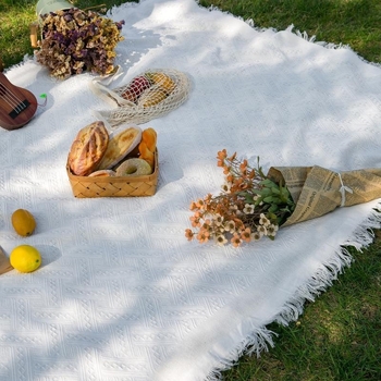 Подложка за маса - памук и лен, семпъл модерен стил, едноцветна