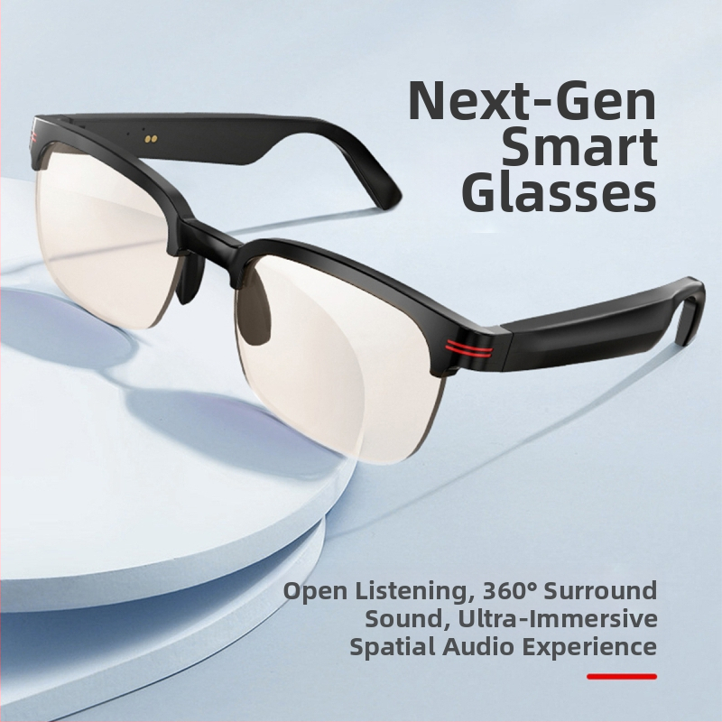 GS200 έξυπνα γυαλιά Bluetooth με κατευθυνόμενο ήχο — έλεγχος αφής, μπαταρία 150 mAh, υλικό PC+ABS, ασύρματη εμβέλεια 5–10 m, δυνατότητες: κλήσεις και μουσική
