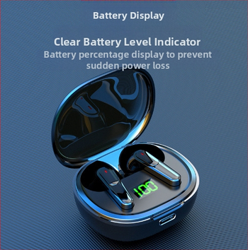 Ин-ушни безжични TWS слушалки със ENC шумопотискане, цифров дисплей, Bluetooth 5.0, IPX4, обхват до 10 м