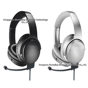 Аудио кабел за BOSE QC35 слушалки с подвижен микрофон, златно покритие, медна сърцевина висока чистота, гъвкав ТПЕ кабел, ROHS съвместим