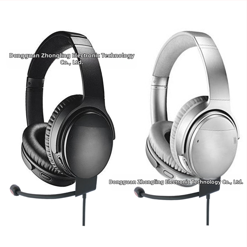 Аудио кабел за BOSE QC35 слушалки с подвижен микрофон, златно покритие, медна сърцевина висока чистота, гъвкав ТПЕ кабел, ROHS съвместим