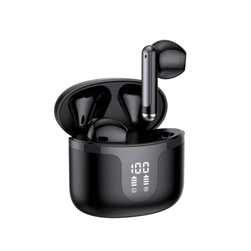 Bežične Bluetooth in-ear slušalice — reprodukcija glazbe, doseg 10 m, vodootporne, Bluetooth 5.0, trajanje baterije preko 8 sati (Bluetooth 5.0, doseg 10 m, vodootporne, reprodukcija glazbe, 8+ h)