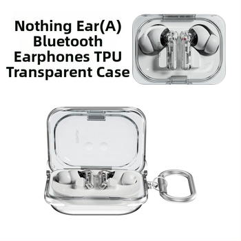 TPU aizsargkorpusa cieta lietojum Nothing Ear(A) Bluetooth ausīm — kritienizturīga, putekļu izturīga, pārnēsājamai uzglabāšanai, injekcijas formēšana, pielāgojams