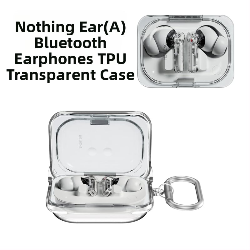 TPU защитен твърд калъф за Nothing Ear(A) Bluetooth слушалка — против падане, прахоустойчив, преносимо съхранение, инжекционно формован, персонализируем