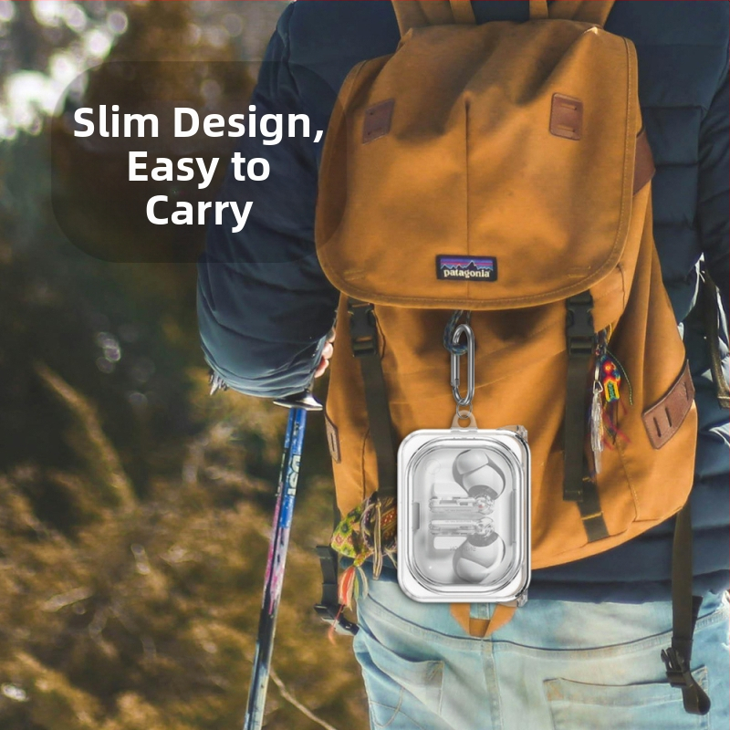 TPU защитен твърд калъф за Nothing Ear(A) Bluetooth слушалка — против падане, прахоустойчив, преносимо съхранение, инжекционно формован, персонализируем