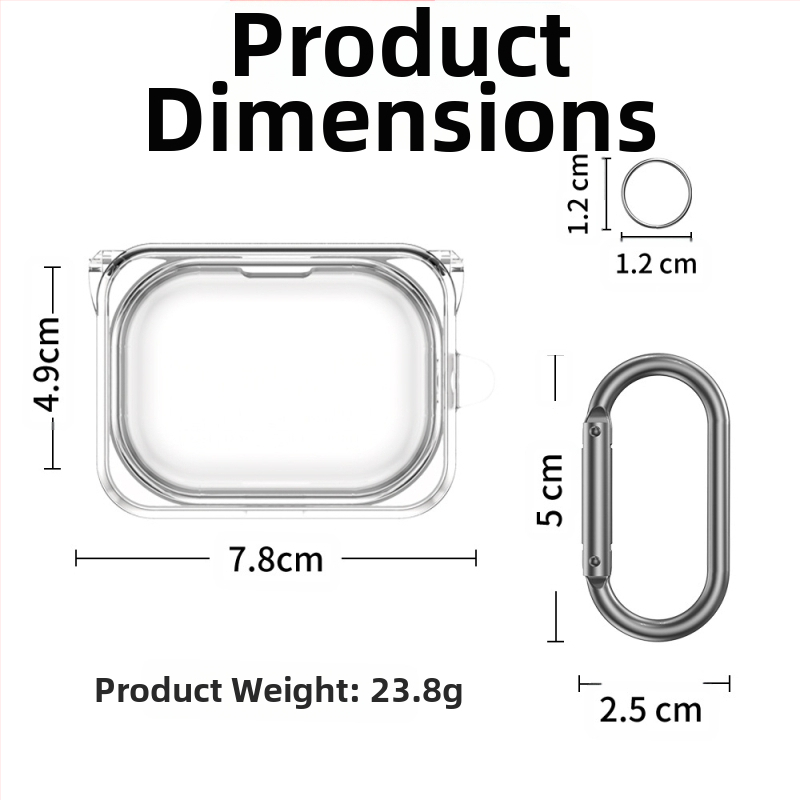 TPU защитен твърд калъф за Nothing Ear(A) Bluetooth слушалка — против падане, прахоустойчив, преносимо съхранение, инжекционно формован, персонализируем