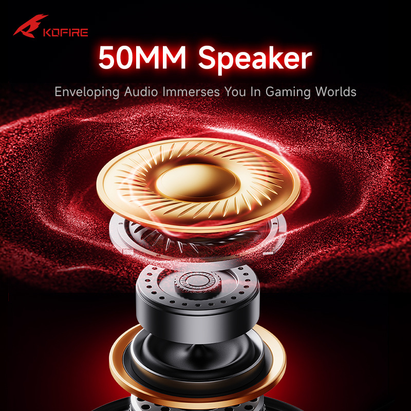 Gamer fejhallgató mikrofonnal — 40 mm meghajtók; 3,5 mm csatlakozó; vezetékes; frekvencia-válasz 20–20000 Hz; 1,5 m kábel