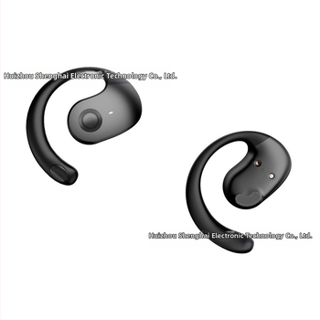 Maishhao TWS слушалки с костна проводимост, безжично Bluetooth за игри, монтирани върху ухото, поддържат музика, Bluetooth 5.0, обхват 10 м, стерео звук