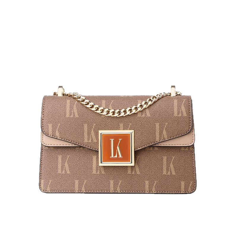 Geantă crossbody din piele naturală, pătrată, cu capac, închidere magnetică, căptușeală poliester