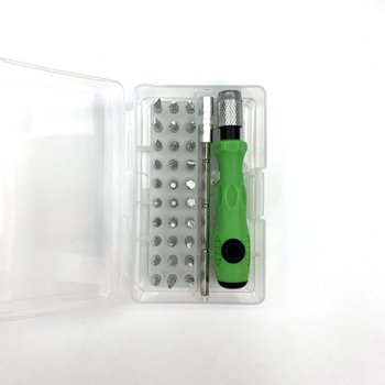 Bai Yi 32-in-1 atsuktuvų rinkinys namų naudojimui, itin tikslūs remonto įrankiai, magnetinės ir izoliacinės galvutės, 45# plienas, svoris 107 g