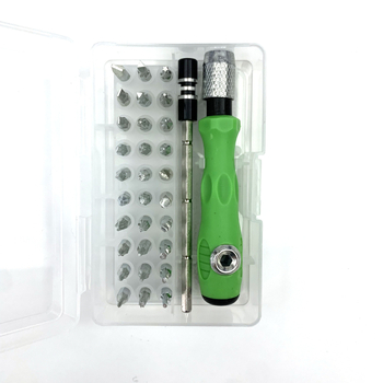 Bai Yi 32-in-1 atsuktuvų rinkinys namų naudojimui, itin tikslūs remonto įrankiai, magnetinės ir izoliacinės galvutės, 45# plienas, svoris 107 g