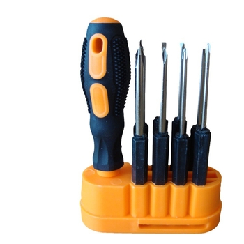 3 dalių veržliaraktų rinkinys: magnetinis, izoliuotas, iš anglies plieno; dviejų galų su Philips/plokščiu atsuktuvais ir Torx bit (Modelis 01)