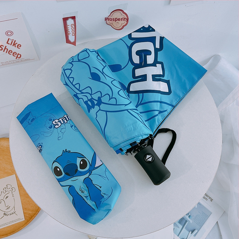 Retro sulankstomas skėtis su automatinio atidarymo funkcija, plieninis rėmas su 8 briaunomis, plastikinė rankenėlė, 190T audinys