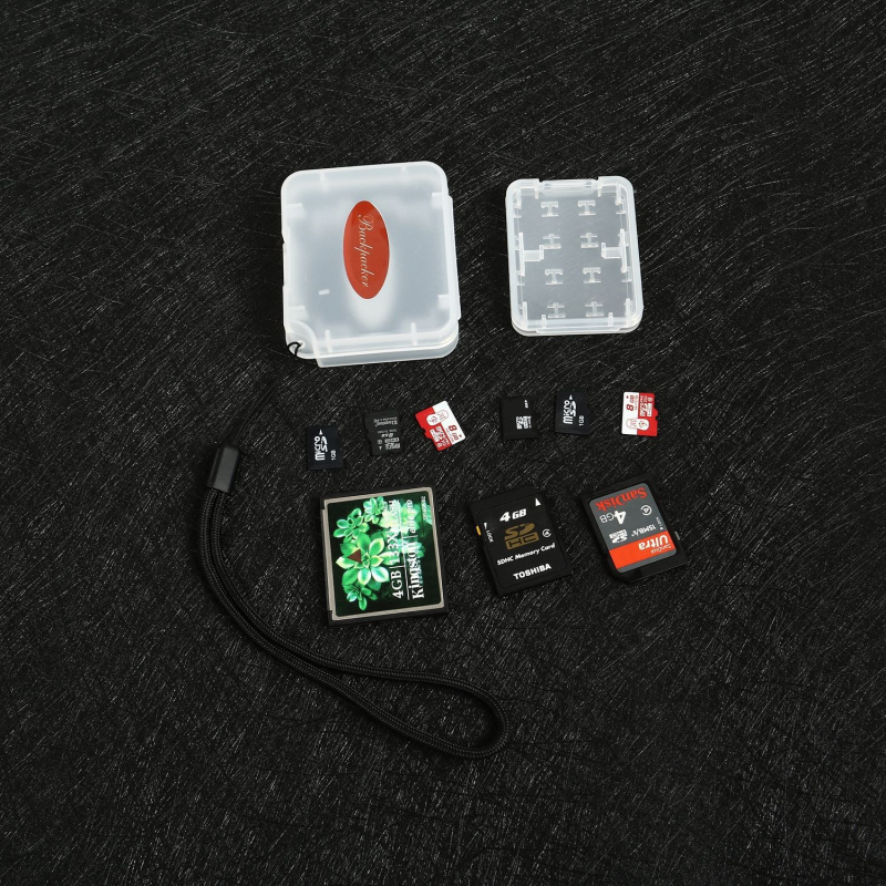 Backpackers GMM-W Σετ θήκης καρτών μνήμης TF/SD/CF – Φορητή θήκη αποθήκευσης για κινητά τηλέφωνα και κάμερες