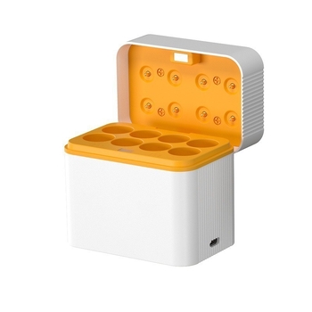 8-слотово интелигентно флип зарядно за AA NiMH батерии, Type-C порт, изход 5V DC 2A