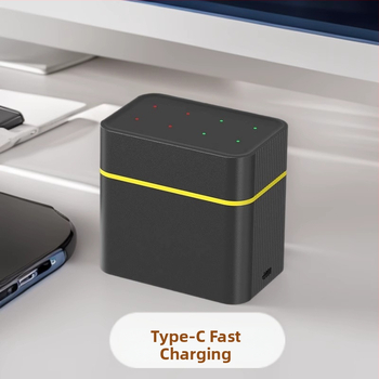 Умно зарядно за батерии AA с 8 гнезда, Type-C порт, вход 5V/2A, изход 5V DC 2A