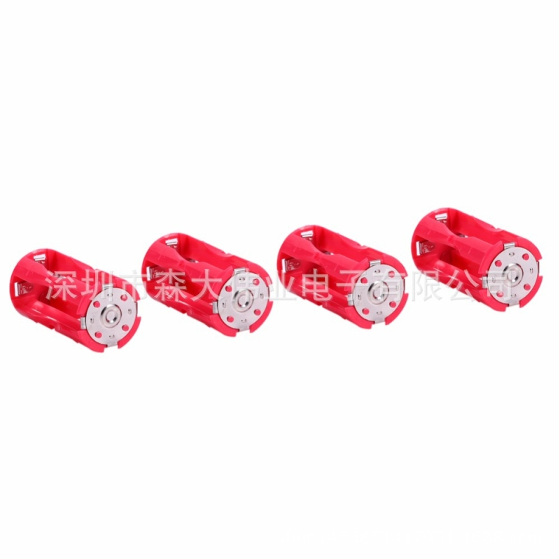 Батериен адаптер-барел 1.5V, от No.7 към No.2, четири AAA клетки паралелно, 4 секции, изход C-тип