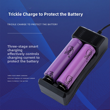 Julai Juxing дву-слотов USB зарядно за литиеви батерии 18650/14500, изход 4.2V, вход 5V, CE ROHS.