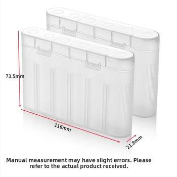 Кутия за батерии 18650, 6 отделения, пластмасова кутия със защитна платка, Yixuan