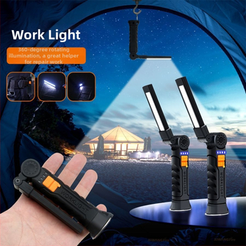 Φως εργασίας – πολυλειτουργικό αναδιπλούμενο φορητό φως σκηνής με μαγνητικό LED για υπαίθρια χρήση και επισκευή αυτοκινήτων