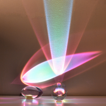 Crystal Angel's Eye stolna lampa za modernu spavaću sobu, noćna svjetiljka s projekcijom, dizajnerski stil