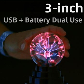 Νυχτερινό φως με μπάλα ιόντων — USB τροφοδοσία, γυάλινο κάλυμμα λαμπτήρα, λογότυπο τυπωμένο, τάση ≤ 36V