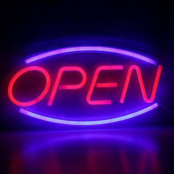 LED neon hátsó panel - E14 aljzat, USB tápegység, IP42, 60000 óra élettartam