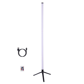 LED atmosferna лампа с дистанционно управление, USB захранване, настолна инсталация, модерен минималистичен стил