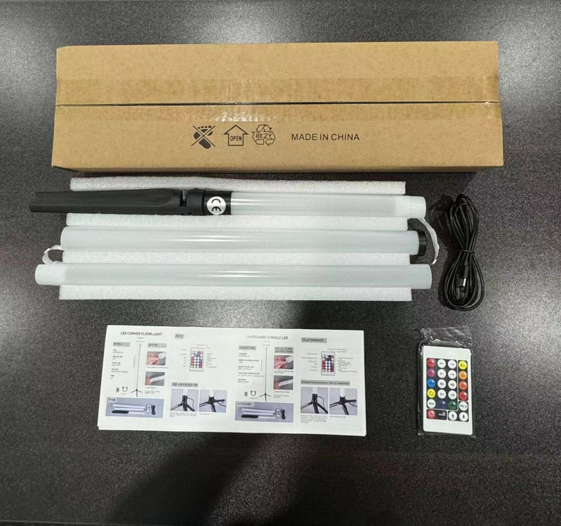 LED atmosferna лампа с дистанционно управление, USB захранване, настолна инсталация, модерен минималистичен стил