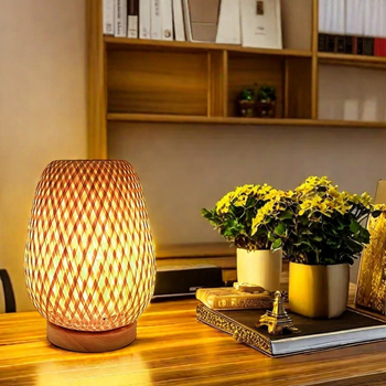 Bambuko stalo lemputė — Japonijos zen atmosfera, Naujasis Kinijos stilius, EU CE sertifikatas