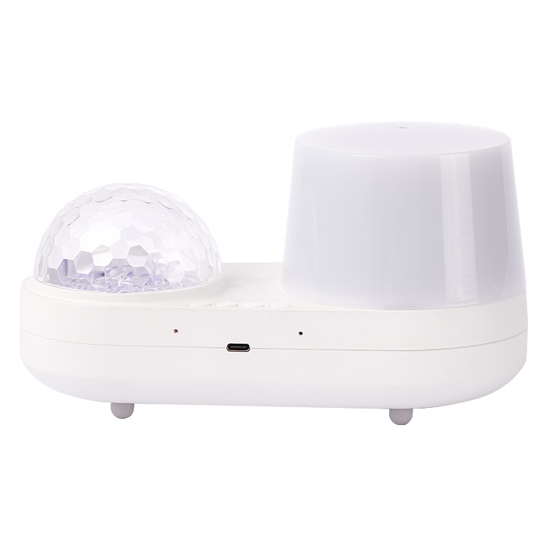 Нощна лампа със Bluetooth говорител, звездно прожектиране и водно-вълнов ефект