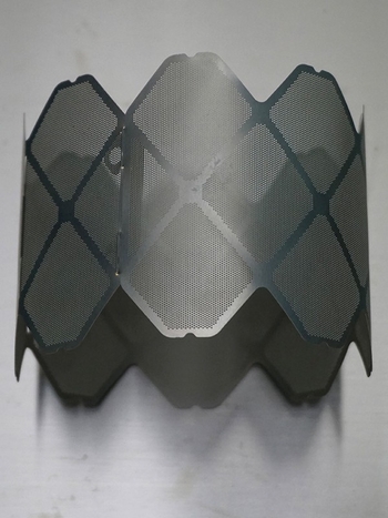 Nerūsējošā tērauda alkohola krāsns aizsargs, ultra viegls, pretvēja, piemērots kempingam