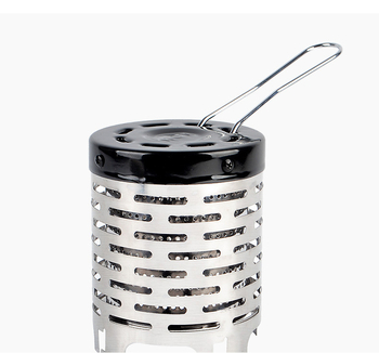 Mountain Guest Κάλυμμα Θέρμανσης από Ανοξείδωτο Ατσάλι για Υπαίθριο Καμπίνγκ – Φορητός Φούρνος Κουζίνας