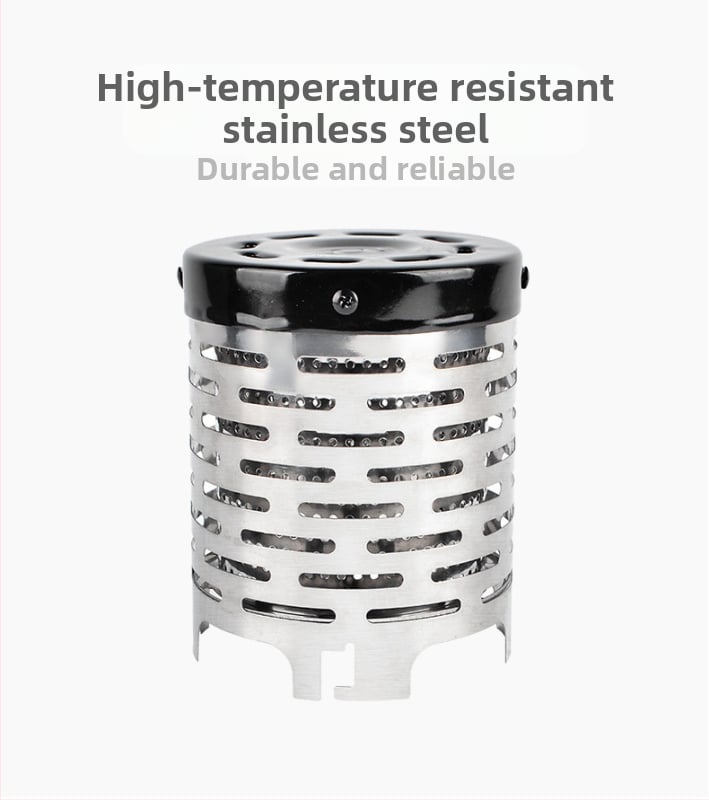 Mountain Guest Калъф за отопление от неръждаема стомана за къмпинг на открито – преносим котлон