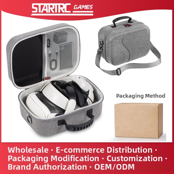 Meta Quest 3 Cross-Body úložná taška od STARTRC GAMES, Snowflake Cloth, pre Meta Quest 3