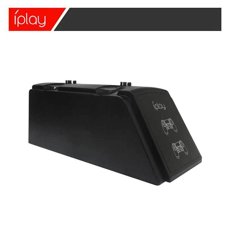 iplay HBP-119 Punjac za PS4 kontroler s USB Micro sučeljem i rotirajućim LED indikatorom, ABS kućište