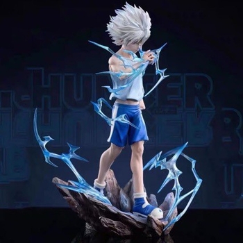 PVC φιγούρα Killua Zoldyck σε όρθια στάση – Hunter x Hunter, Peeling Animation, συσκευασία με κουτί, εικόνα από κινούμενο σχέδιο περιλαμβάνεται, συναρμολογημένη