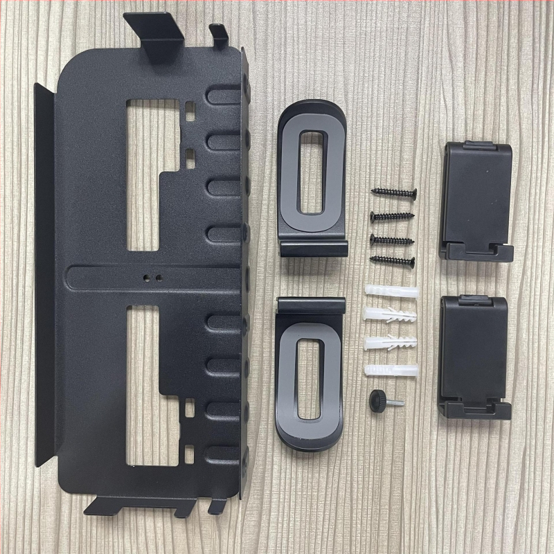 PS5 sieninis laikiklis su ausinių laikikliu PS5, PS5 Slim, PS5 Pro ir PS5 VR2 | Metalas + ABS, 445 g