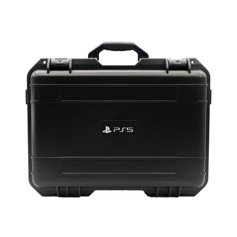 PS5 Slim кутия за съхранение, ABS+EVA материал, инжекционно формована, съвместима с PS5 Slim конзола, тегло 3.6 кг, включва 1 кутия за съхранение