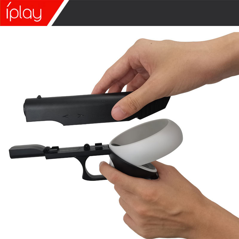 Oculus Quest 2 VR pisztoly készlet - két pisztoly, ABS anyag, kompatibilis az Oculus Quest 2-vel, fokozza a játékélményt