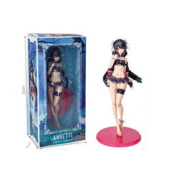 PVC φιγούρα Deviruchi για κουτί PC, όρθιο κορίτσι, μη συναρμολογούμενη, 18+