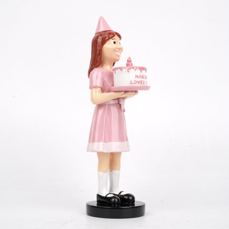 Tuoyi figură din rășină – ornament cu stil cartoon, meșteșug din rășină, ambalaj din carton