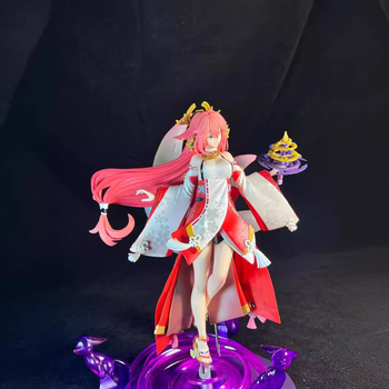 PVC фигура на Yae Miko, герой от Genshin Impact, сглобяема, Peixuan Animation, за възрастни 18+