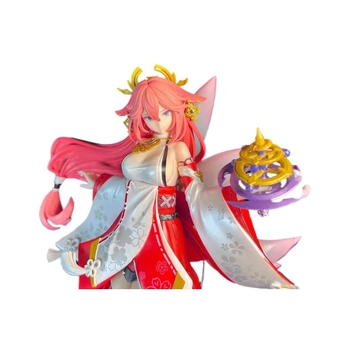 PVC фигура на Yae Miko, герой от Genshin Impact, сглобяема, Peixuan Animation, за възрастни 18+